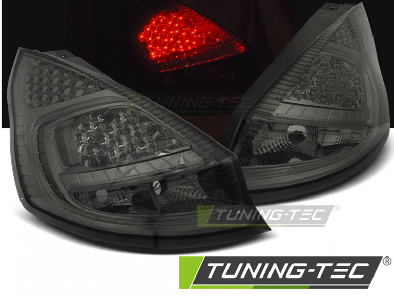 LED Upgrade Design Rückleuchten für Ford Fiesta MK7 08-12 rauch